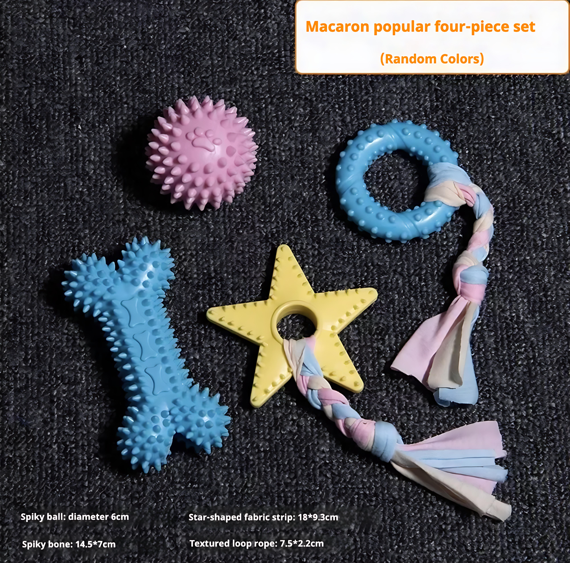 Interactive Chew Toys (Pack of 4)