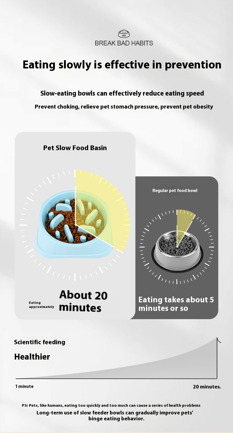Slow Eating Pet Bowl