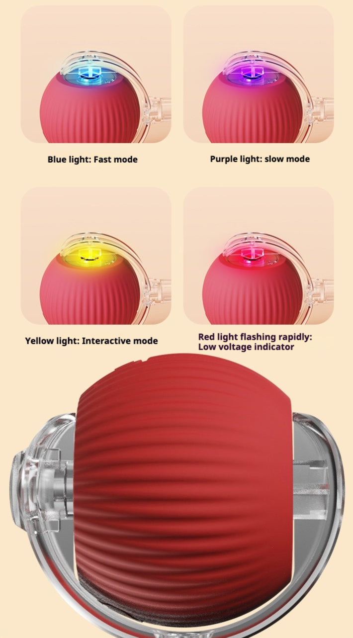Automatically rolling electric ball