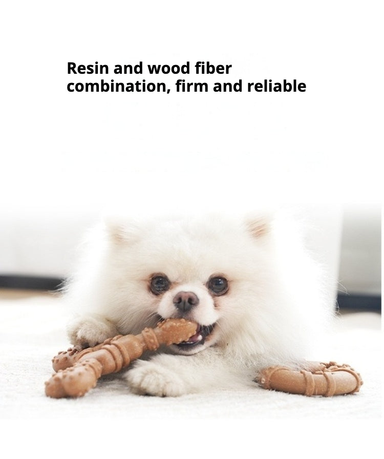 Natural Wood Fiber Chew Bone
