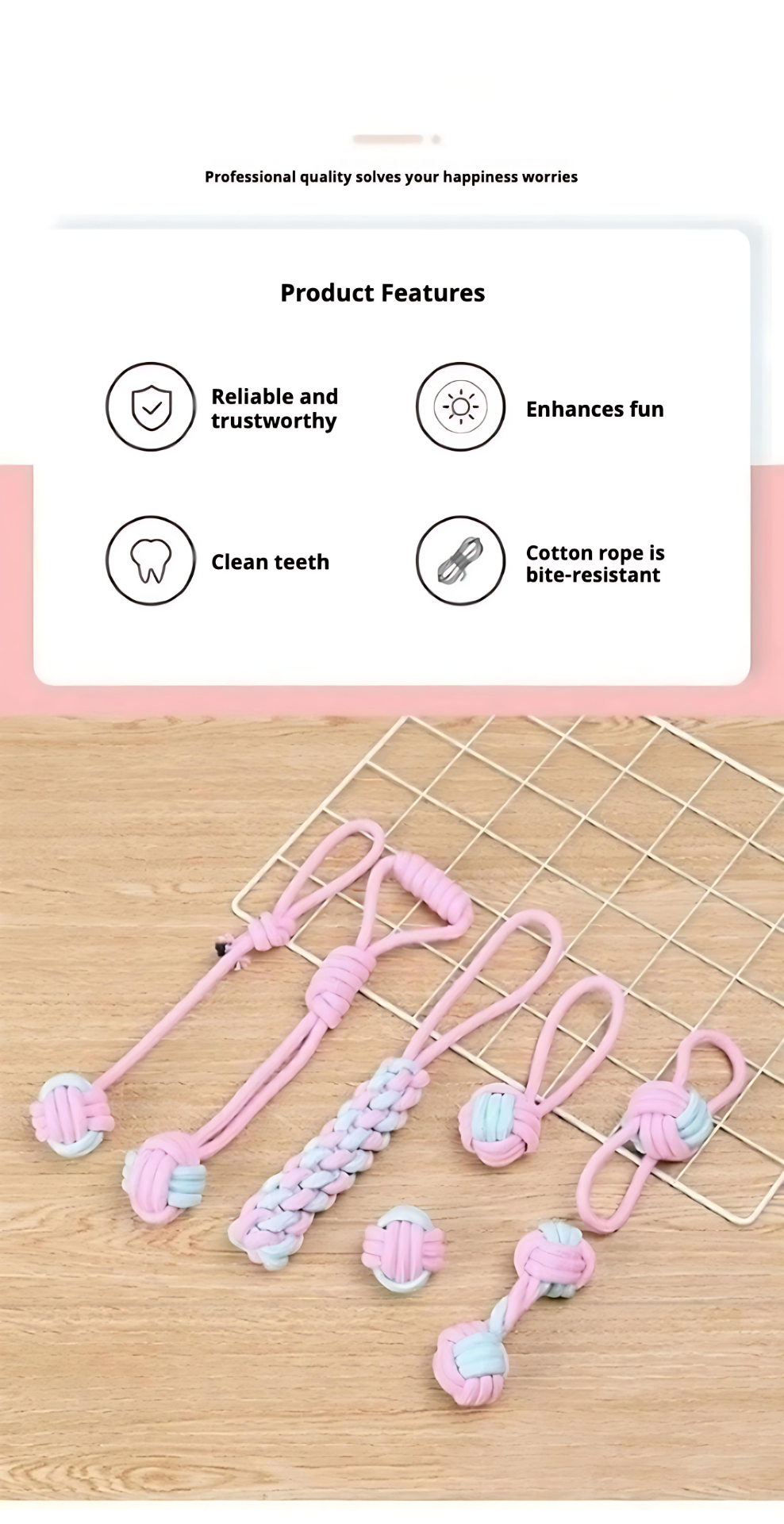 Durable Rope Chew Toy (Pack)