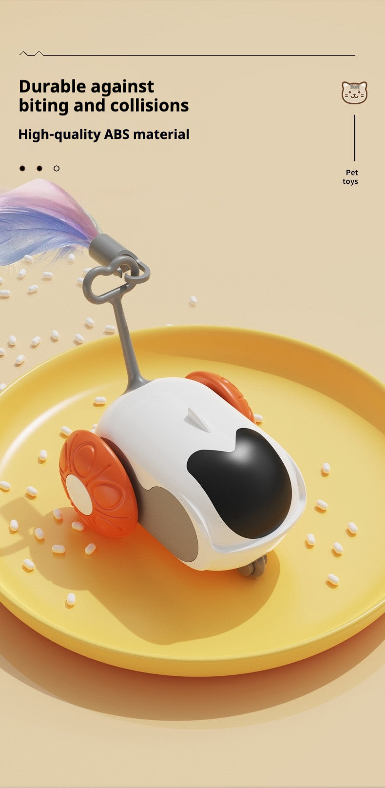 Interactive Cat Toy Car