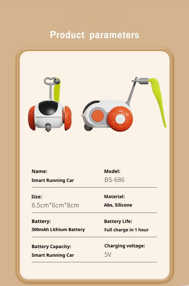Interactive Cat Toy Car